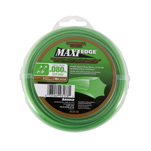 Arnold Corp .080 Maxi Edge Commercial Trimmer Line 40 feet (.080 x 40 feet)
