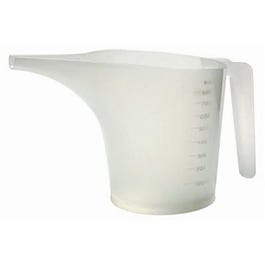 Funnel Measuring Pitcher, Plastic, 3.5-Cups