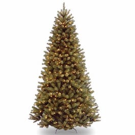 Artificial North Valley Spruce Tree, Green, 550 Clear Lights, 7.5-Ft.
