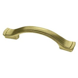 Cabinet Pull, Dual Mount, Antique Brass, 3 - 3.75-In.