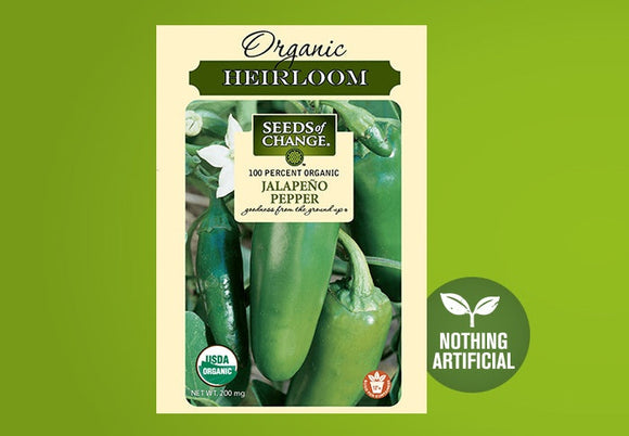 SEEDS OF CHANGE™ ORGANIC JALAPENO CHILE PEPPER SEEDS (1-Pack)