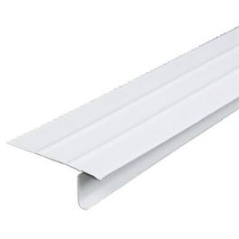 Drip Edge, Aluminum, White, 2.43 x 1-In. x 10-Ft.