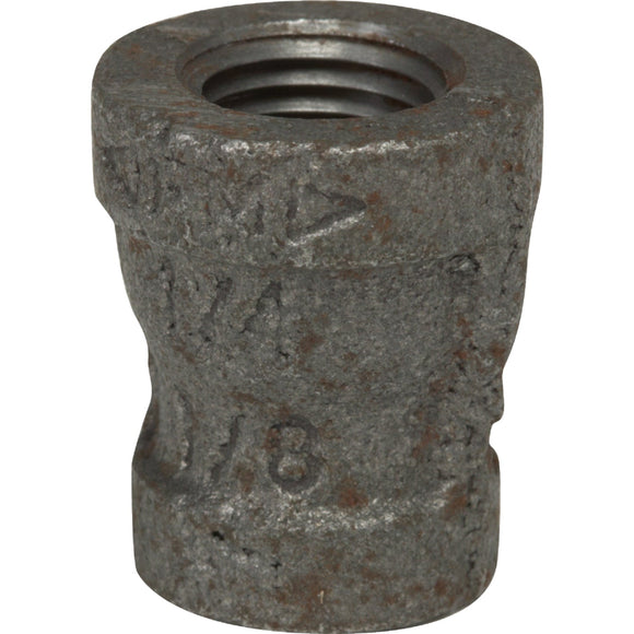 Anvil 1/4 In. x 1/8 In. Malleable Black Iron Reducing Coupling