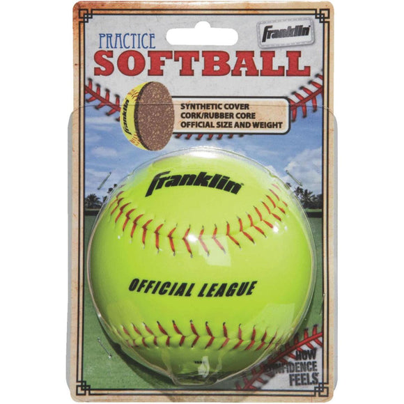 Franklin White Synthetic Softball
