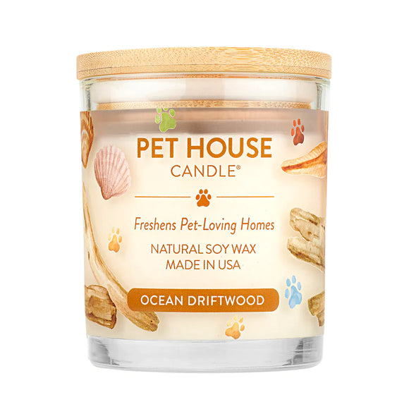 Pet House Ocean Driftwood Candle (9 Oz)