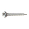 Midwest Fastener Silver Ruspert Coated Steel Hex Washer Head Pole Barn Self-Drilling Screws