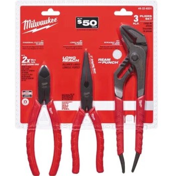 Milwaukee Tool 48-22-6331 3 Piece Pliers Set