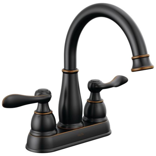 Delta Faucet WINDEMERE® Two Handle Centerset Bathroom Faucet in Chrome