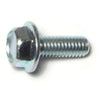 Monster Fastener Zinc Plated Class 10.9 Steel Coarse Thread JIS Hex Washer Head Flange Bolts (6mm-1.0 x 16mm (20 PCS))