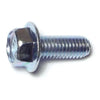 Monster Fastener Zinc Plated Class 10.9 Steel Coarse Thread JIS Hex Washer Head Flange Bolts (6mm-1.0 x 16mm (20 PCS))