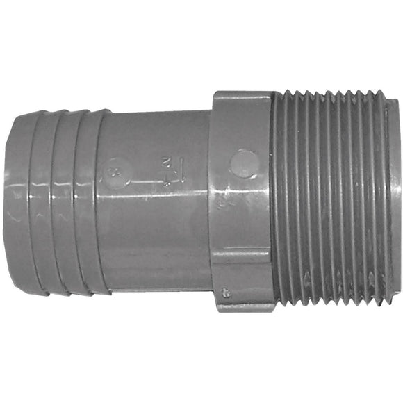 Boshart 1-1/2 In. Insert x 1-1/2 In. MIP Polypropylene Hose Adapter