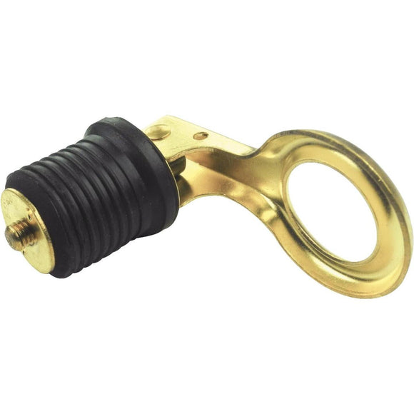 Seachoice 1 In. Snap-Lock Brass Drain Plug