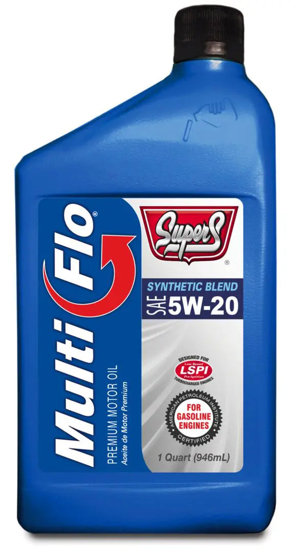 Super S Multi-Flo Synthetic Blend SAE 5W-20 SP/ GF-6A Motor Oil (1 Qt)