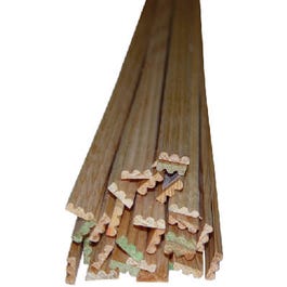 Solid Pine Trim, Beaded Screen, 1/4 x 3/4-In. x 8-Ft.