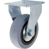 TPR Rigid Caster, Gray, 3-In.