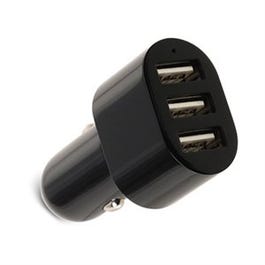 USB Car Charger, 3-Port, 4.4A