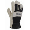 Work Gloves, Suede Leather Palm, Mesh Back, Men's XL