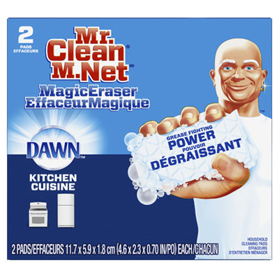 Mr. Clean Magic Eraser Kitchen Sponge Scrubber Grease Fighter
