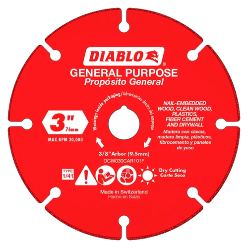 Diablo Carbide Grit Multi-Material Cut-Off Disc