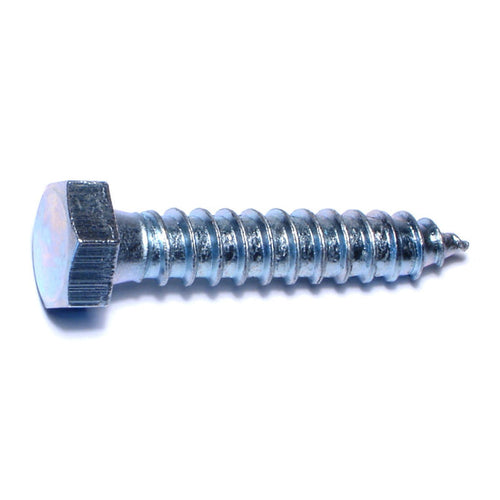 Monster Fastener Zinc Plated Grade 2 / A307 Steel Hex Head Lag Screws