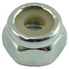 Monster Fastener Zinc Plated Grade 2 Steel Coarse Thread Nylon Insert Lock Nuts