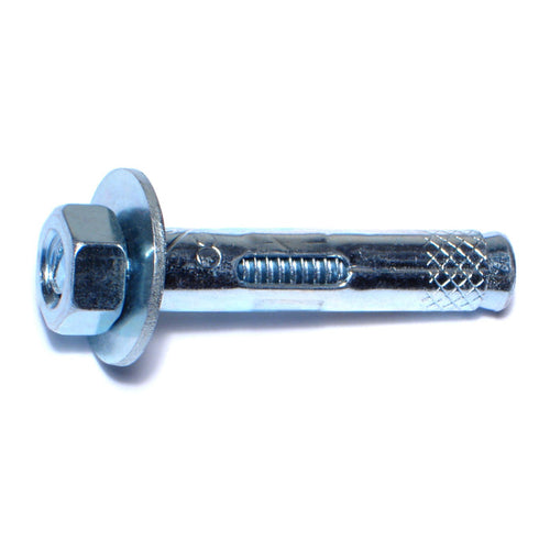 Monster Fastener Zinc Plated Steel Hex Nut Sleeve Anchors