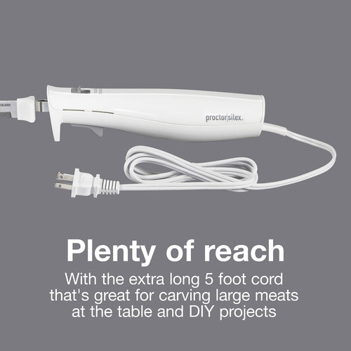 Proctor Silex Stainless Steel Reciprocating Blades Electric Knife