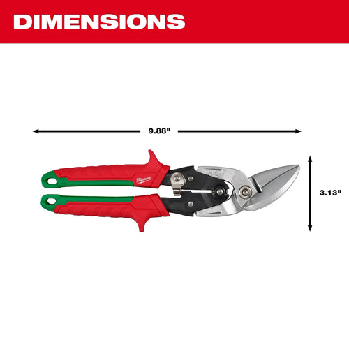 Milwaukee Right Cutting Offset Aviation Snips