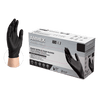 AMMEX Professional Black Nitrile PF Exam SM Gloves