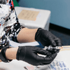 AMMEX Professional Black Nitrile PF Exam SM Gloves