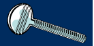 Monster Fastener Zinc Spade Head Thumb Screws