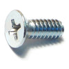 Monster Fastener Zinc Plated Steel Coarse Thread Phillips Flat Head Machine Screws