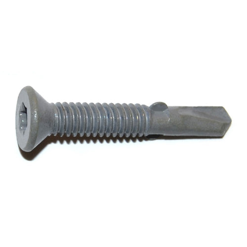 Monster Fastener Gray XL1500 Coated Steel Star Drive Flat Head Saberdrive Self-Drilling Screws with Wings