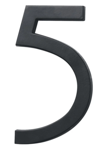Hy-Ko House Numbers 5 Floating Mount A15094