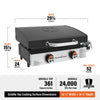 Blackstone Original 22in Stainless Front Panel Tabletop Griddle