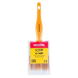 Paint Brush, Softip, Nylon/Polyester, 2.5-In.