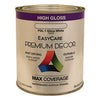 Premium Decor Enamel Paint, White Gloss, Qt.