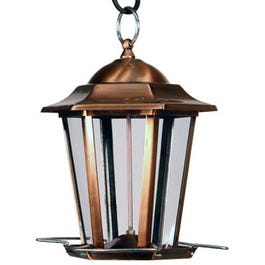 Copper Carriage Bird Feeder, 8-1/2 Inch