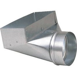 HVAC Galvanized Register Boot, 2-1/4 x 12 to 6-In.