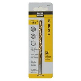 17/64 x 4-1/8-In. M7 High-Speed Steel Drill Bit