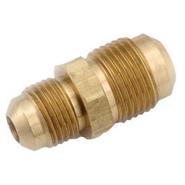 Brass Flare Reducing Union Adapter, Lead-Free, 5/8 x 3/8-In.