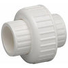 PVC Pipe Fitting, Solvent Weld Slip Union, Schedule 40, 1-In., Slip x Slip