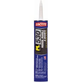 PL 530 Mirror, Marble & Granite Construction Adhesive, 10-oz.