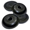 Non-Skid Pads, Black, Round, 1-1/8-In., 4-Pk.