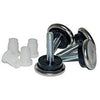 Furniture Leveling Glides, Cushioned, Adjustable, 1-1/16-In., 4-Pk.