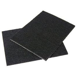 Felt Pad Sheets, Self-Adhesive, Black, 4.5 x 6-In., 2-Pk.