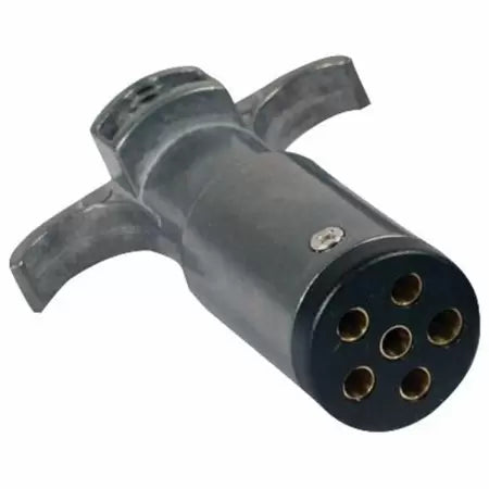 Uriah Products 6-pole Round Vehicle End Zinc Die Cast Connector