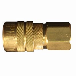 Compressor Coupler, Brass, M-Style, Female, 3/8-In. NPT