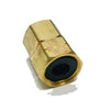 Compression Adapter, Brass, 3/8 x 3/8-In. Female