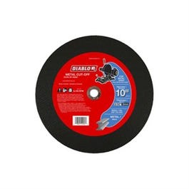 Metal Cut-Off Disc, 10 x 3/32 x 5/8-In.